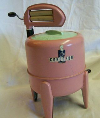 Vintage Toy WOLVERINE PINK DELUXE WASHER - 1950 ' s 2