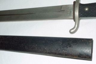 RARE GERMAN WW2 FIREMAN DRESS BAYONET KNIFE DAGGER SCABBARD PETER MULLER M113 10