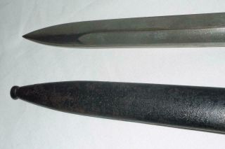 RARE GERMAN WW2 FIREMAN DRESS BAYONET KNIFE DAGGER SCABBARD PETER MULLER M113 11