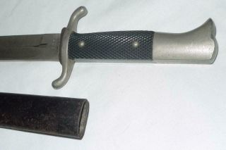 RARE GERMAN WW2 FIREMAN DRESS BAYONET KNIFE DAGGER SCABBARD PETER MULLER M113 9