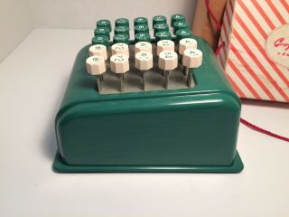 VTG FELT & TARRANT COMPTOMETER EDUCATOR ADDING MACHINE w/ ORIGNINAL BOX 3