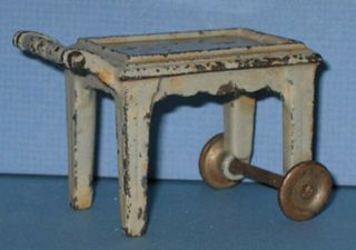 AUTHENTIC & OLD KILGORE TOY TEA CART CAST IRON ALL ORIG NOW ON CI124 4