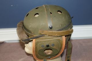 Early WW2 U.  S.  Army M - 38 Tankers Helmet w/Goggles,  Complete & 4