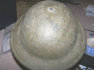 WW 2 US Army Kelly helmet,  early war type 3