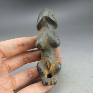 China,  jade,  hongshan culture,  black magnet,  Apollo &penis,  pendant R31 2