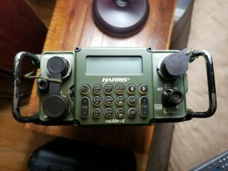 Harris RF - 5800v - mp VHF manpack radio with accessories. 2