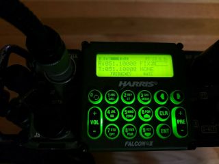 Harris RF - 5800v - mp VHF manpack radio with accessories. 3