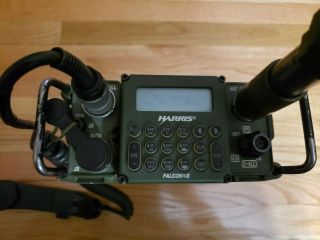 Harris RF - 5800v - mp VHF manpack radio with accessories. 5