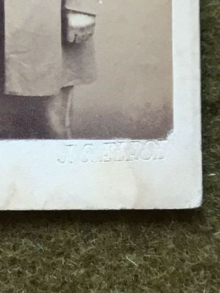 1860s CDV Photo of a Civil War Soldier from a Predominately AFRO AMERICAN Album 2