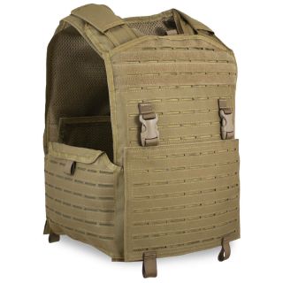 Bulldog Mission Alert Military Tactical Molle Armour Plate Carrier Vest Coyote