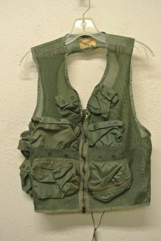 Us Air Force Vietnam Era Sru 21/p Pilots Survival Vest Snaps (6063)