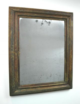 Antique Early 19th Century Foxed French Mirror