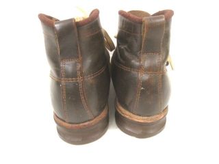 WWII US Army 10th Mountain Div.  Leather Combat Ski Boots - 1st Type - Size 9.  5 4