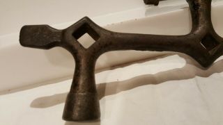 Vintage Antique IRON Bed Wrench 5