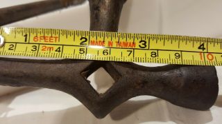 Vintage Antique IRON Bed Wrench 8