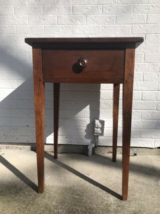 1 Drawer Side Table Stand - Dovetailed From Early 1900 