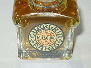 Vintage Guerlain Mitsouko Perfume Bottle & Box 1/4 OZ 7.  5 ML Full 1980s 5