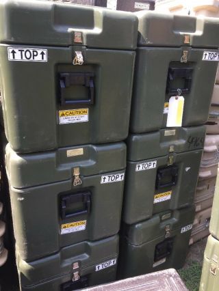 Pelican Hardigg Military Transport Storage Case And Box 32x20x20