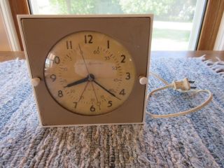 Vtg General Electric " Chef " Clock With Timer,  Model 2h18 -