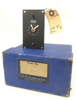 Vintage Telechron Clock Motor And Face