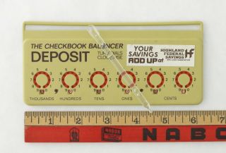 The Checkbook Balancer,  A Dial - Type Adder With Subtraction.