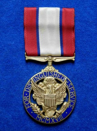 Usa.  Medal For Distinguished Service,  1918.  Order