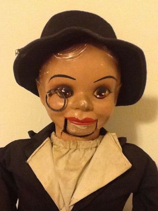 Antique 30 " K&s Composition Charlie Mccarthy Ventriloquist Doll