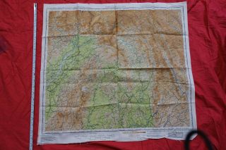 WW2 CBI China Cloth Map and Blood Chit No.  133 AAF Army Air Force Pilots USAAF 5