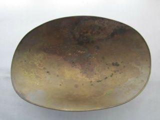Antique Vintage Solid Brass 15 " Scale Pan Tray Scoop Grocery Store
