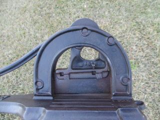 RARE ANTIQUE CAST IRON J T FARGASON & CO.  MEMPHIS TN TUPELO MS TOBACCO CUTTER 8