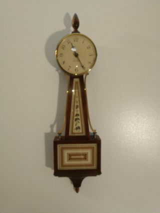 Vintage Seth Thomas Banjo Clock Battery Operated