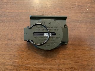 Vintage Vietnam War 1965 U.  S.  Military Army Marines Combat Field Gear Compass