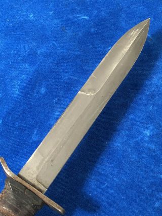 ULTRA RARE WW2 US M3 BOKER GUARD MARK TRENCH / FIGHTING KNIFE WWII 10