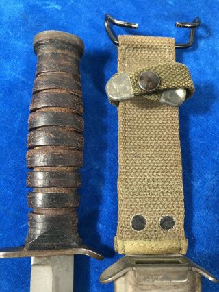 ULTRA RARE WW2 US M3 BOKER GUARD MARK TRENCH / FIGHTING KNIFE WWII 2