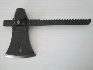 Vintage / Antique CCCP Russian URSS Soviet Army Military Shovel Axe Saw Tool Kit 7