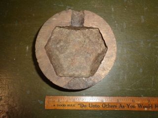 Confederate Polygonal Mallet Shell Cannon Ball Dug Relic Fragment Fort Morgan