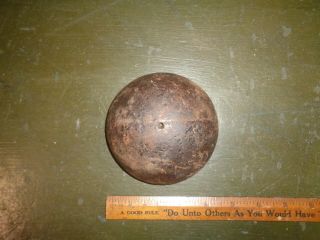 CONFEDERATE POLYGONAL MALLET SHELL CANNON BALL DUG RELIC FRAGMENT FORT MORGAN 2