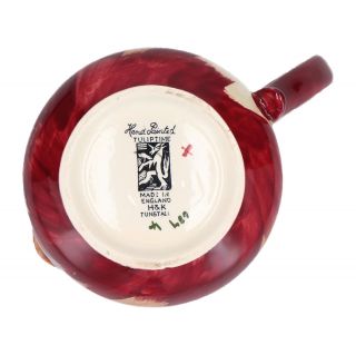 An H & K Tunstall Tuliptime jug English Art Deco pottery 8