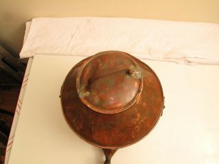 ANTIQUE COPPER JUG SPIGOT MOONSHINE WHISKEY STILL THUMPER 1800S BOSTON UNION ST 4