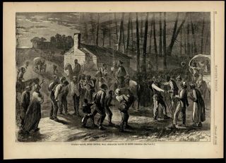 " Colored " Troops Liberating Slaves North Carolina Black Americana 1864 Civil War