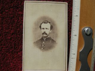 Civil War Cdv Of An Officer Partially Identified Corbett?