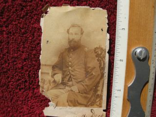 Civil War Cdv Of Captain George H Decker 143rd Ny Infantry