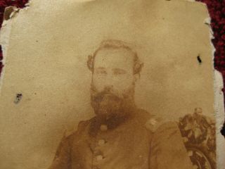 Civil War CDV of Captain George H Decker 143rd NY Infantry 3