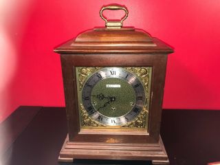 Vintage Antique Mahogany Seth Thomas Wooden Mantel Clock