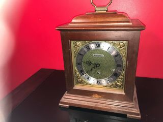 Vintage Antique Mahogany Seth Thomas Wooden Mantel Clock 2