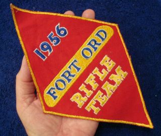 Rare 1956 U.  S.  Army 5th Infantry Division Fort Ord California Rifle Team Patch
