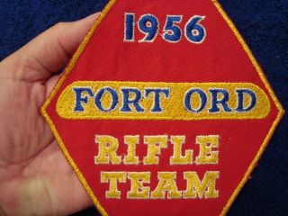 RARE 1956 U.  S.  ARMY 5th INFANTRY DIVISION FORT ORD CALIFORNIA RIFLE TEAM PATCH 2