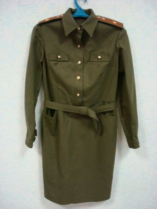 Russian Soviet Army Female Military Dress Medical Officer Jacket Ussr Doctor
