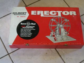 A C Gilbert Erector Set 10072 Musical Ferris Wheel