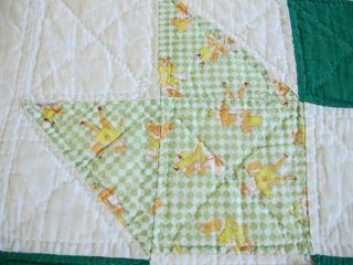 Dated 1935,  NOT Signed Vintage Feed Sack Hand Sewn SISTER ' S CHOICE Quilt; FULL 8